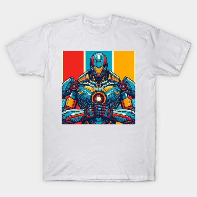 Cool looking mechabot movie T-Shirt by Mechanime World